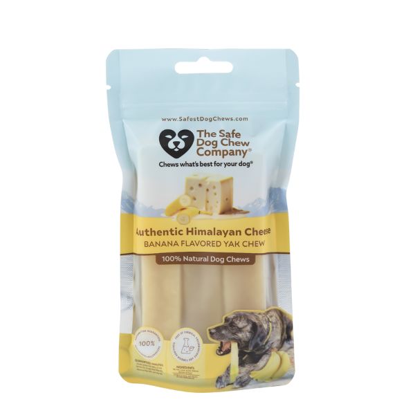 Wholesale Banana Yak Chews (Packaged)