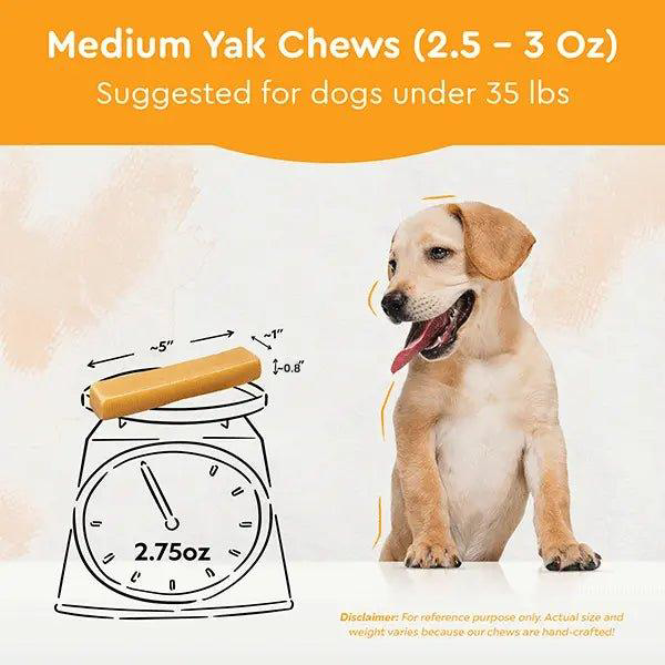 Wholesale Regular Yak Chews (Packaged)